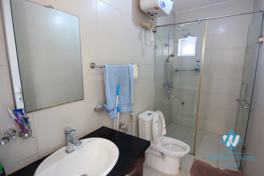 High floor, good natural light bedroom apartment for rent in Tay Ho, Hanoi